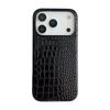 Funda de Cuero con Patrón de Cocodrilo Saffiano Leopardo de Fibra de Carbono Para Para Iphone 17 Pro Air 11 12 13 14 1 16 Pro Max Plus 16E Antigolpes
