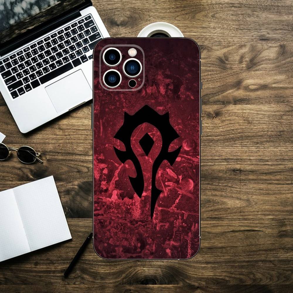 W-World Of W-Warcraft Phone Case For iPhone 16,15,14,13,12,11,XS,XR,X,8,7,Pro,Max,Plus,mini Silicone Black Cover