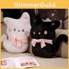 Adorable Plush Black Cat Stuffed Toy Soft And Cuddly Cartoon Kitty Pillow Gift