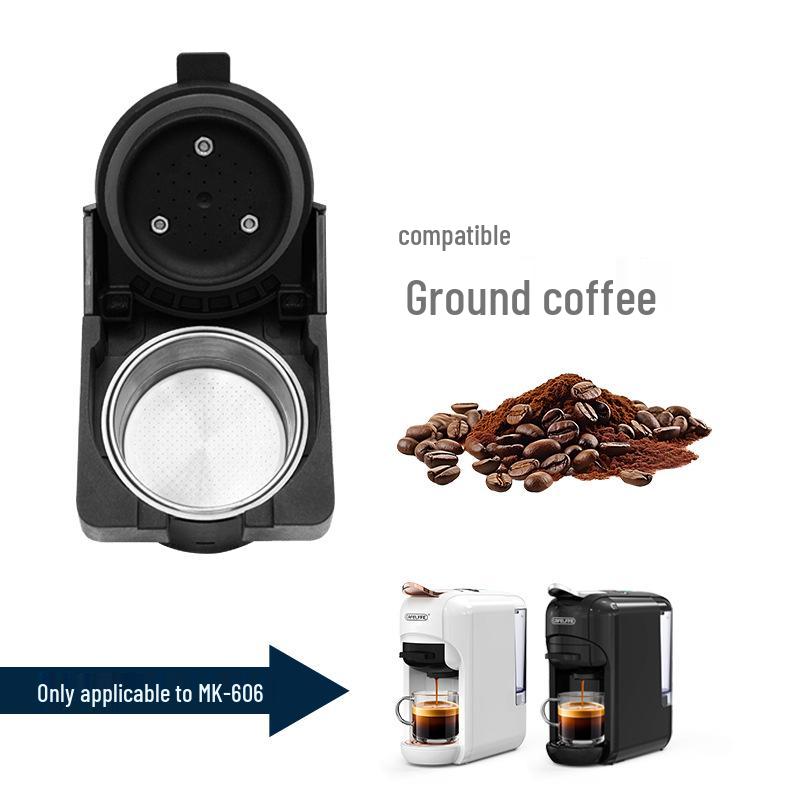 Máquina de Cápsulas de Café CAFELFFE: Cafeteira Doméstica Compatível para Pó de Café e Múltiplas Cápsulas