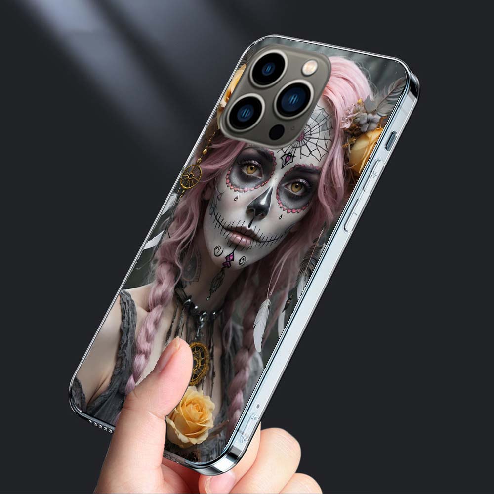 

Dreamcatcher Sugarskull Phone Case For Iphone 16 15+ Pro Max 17 Air Capa 14 Plus 16E 13 Pro 12 Mini 11 Cove iPhone 13 Pro