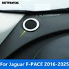 For Jaguar F-Pace 2016-2024 2025 Matte Front Dashboard Audio Speaker Loudspeaker Cover Trim Interior Accessories Car Styling