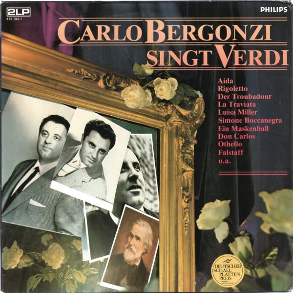 LP Record GIUSEPPE VERDI CARLO BERGONZI Carlo Bergonzi Singt Verdi 4123461 Philips Germany Classical Used