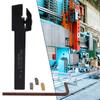 3Pcs MGMN200 Carbide Insert + MGEHR1212-2(Right) CNC Lathe Grooving Tool Holder