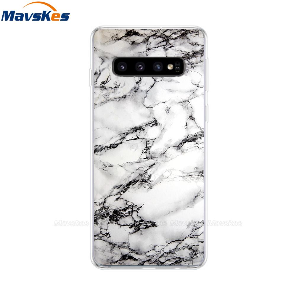 La più recente custodia stampata in TPU per Samsung Galaxy S10 S10 + Coperture del telefono per Samsung S10 Plus S10e Custodie Cover posteriore Paraurti Fundas Coque