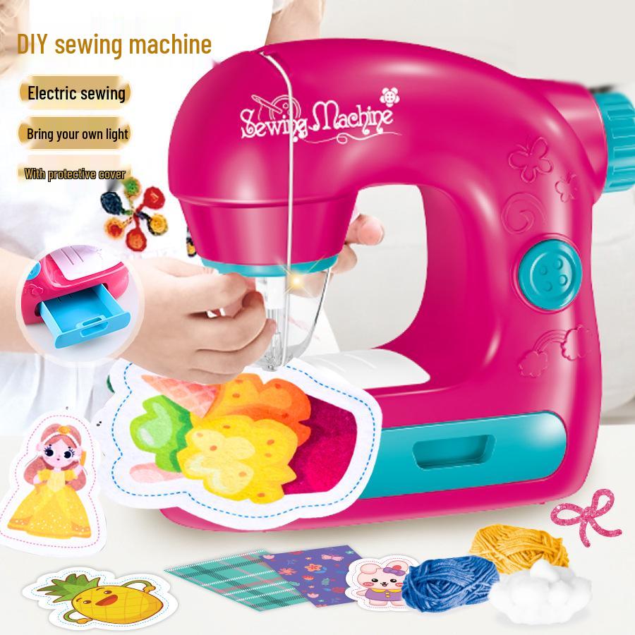 

Children s Electric Sewing Machine Toy for Playhouse and Crafting