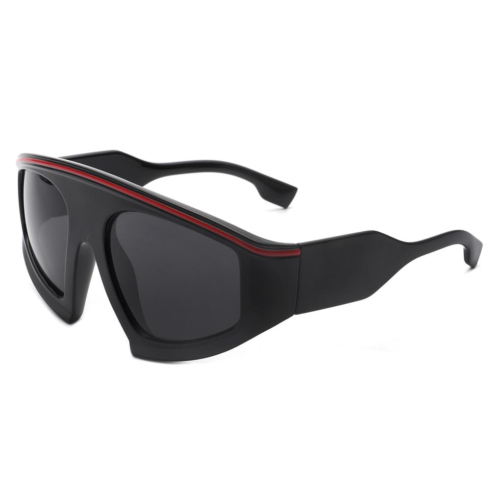 MAXJULI Oversized Candy Color Sunglasses For Men Women Fashion Black Gradient Sun Glasses Driving W8238 UV Protection
