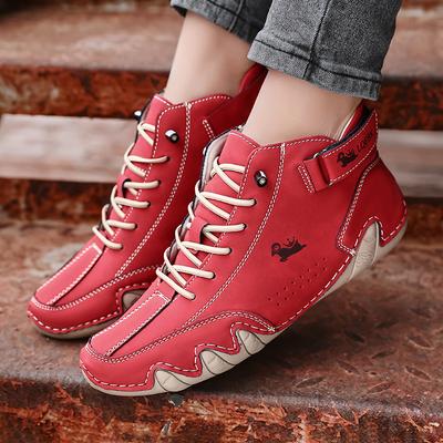 Women's Fashionable Bare Boots High-quality Lightweight Soft Soled Design Comfortable Flat Bottomed Boots Travel High Top Shoes