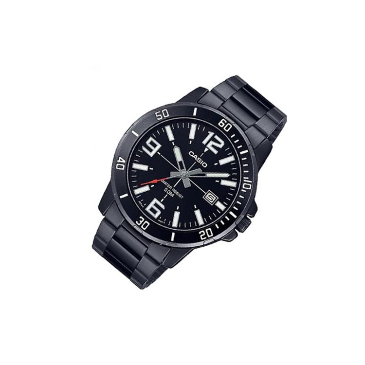 Casio Men Standard Series Black Watch MTP-VD01B-1BV MTP-VD01B-1BV