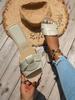 Women's 2023 Trendy Flat Bottom Cross-Strap Sandals - Indoor/Outdoor