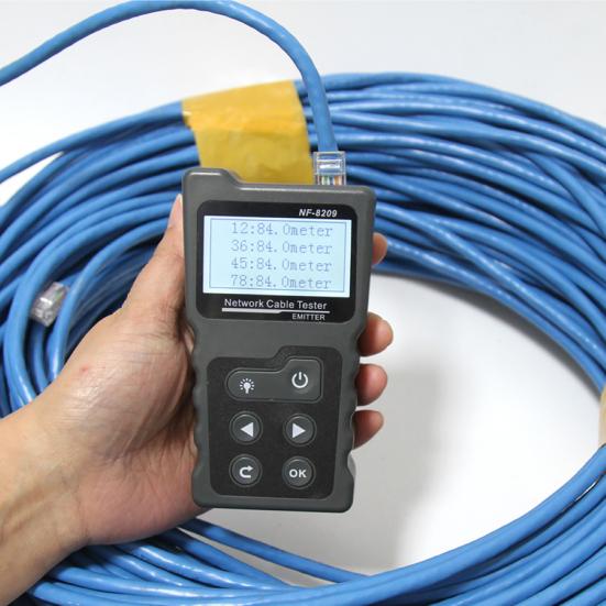Wire Checker LCD Display Cable Location Technology ABS POE Wire Checker for Tracing Ethernet LAN Wires