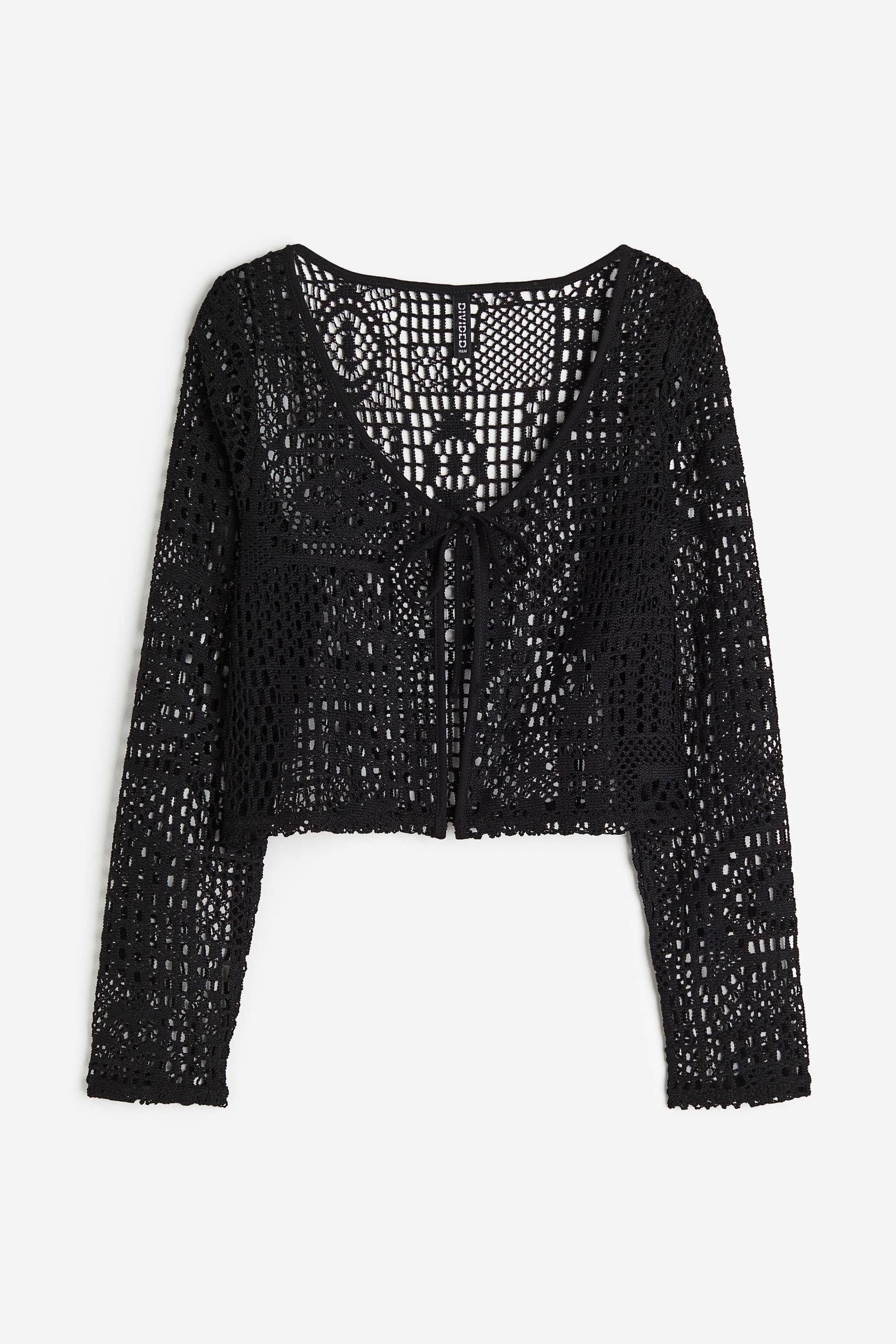 

Кардиган с завязками спереди