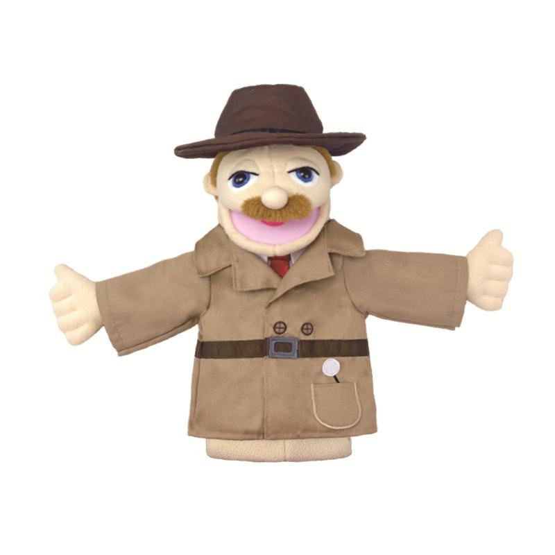 Professioneel poppencartoon Professionele serie Pluche speelgoed Beroep Dokter Leraar Werker Boer Politie Cosplay Kleuterschool Rollenspel Cadeau
