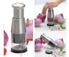 Stainless Steel Manual Garlic Chopper: Multi-Functional, Easy to Clean, Press-Type Food Processor