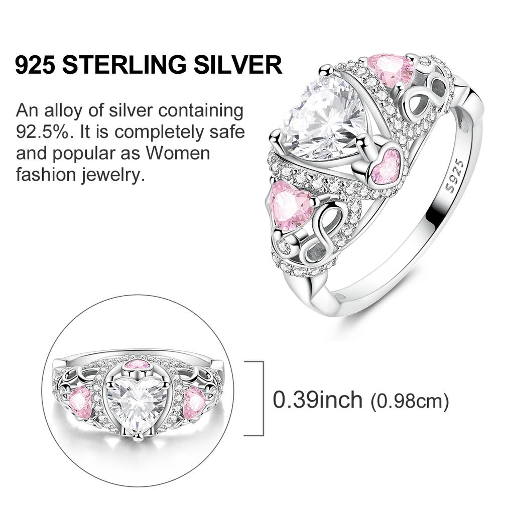 Latest In Genuine Copper Pink Bow Ring Design Simple Ring Zircon Bands Fashion Luxury For Women Party Anniversary Wedding Present Choice