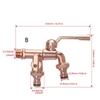 Strong Metal Faucet with Not Freeze Function Easy Installation Metal Water Tap for Washing Machine Outdoor Sink