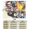 Fairy Tail Decken Dekorative Flanelldecke für Draußen Warm Kundenspezifisch DIY Qualität Tagesdecke Geschenkidee