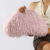 Yogodlns Dopamine-style Fluffy Tassel Bag Y2K Plush Clutch Bag Candy-colored New Year Women's Purse Festival Dinner Dress Clutch Handbags
