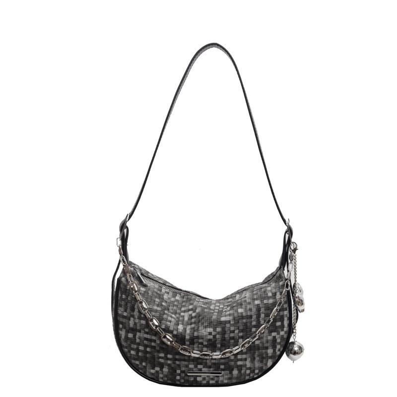 Ielgy Underarm Fashion Dumpling Bag Female Korean Version Trendy Simple All-Match Casual One-Shoulder Mess