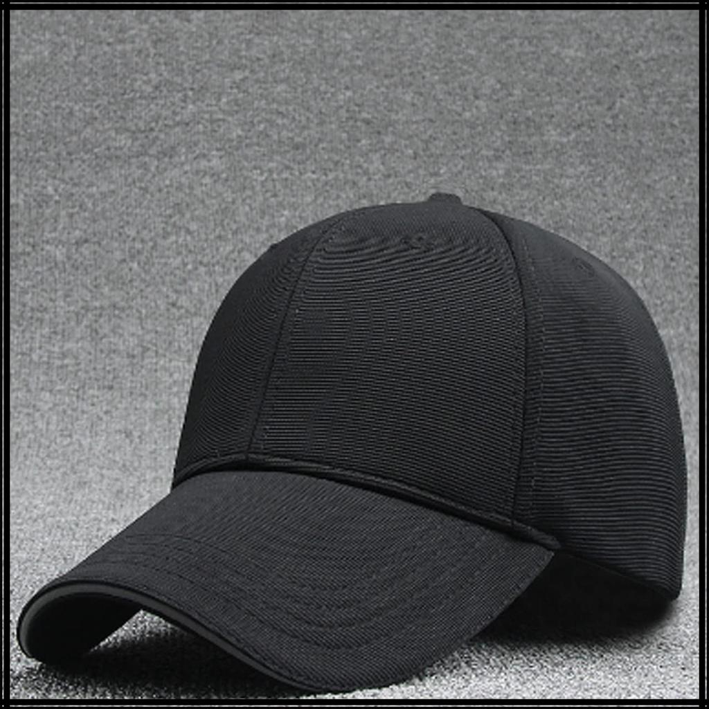 CA482 [White Fang] Cap, Plain, Hat, Casual, Cool, Brim, Men's, Women's, (Black)