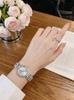 Gedi Women's Luxury Silver Quartz Watch - Waterproof, Versatile, and Elegant for Banquets and Daily Wear.