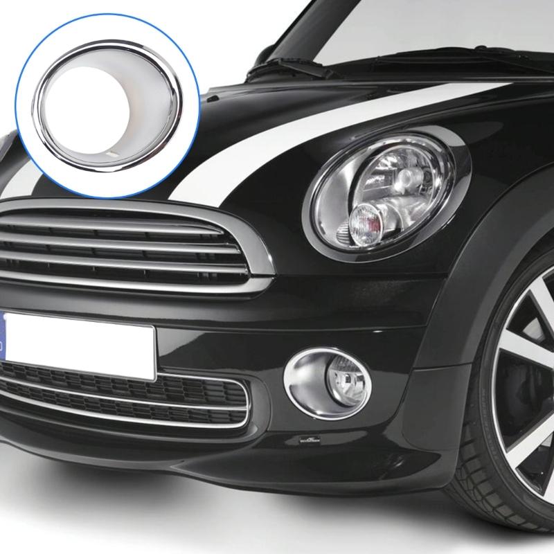 Electroplated Car Lamp Shield Vehicle Light Protections Vehicle Exterior Accessories Simple Installation for R55 R56 R57