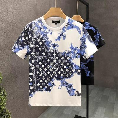 2023 Trendy Slim Fit Rundhals Kurzarm-T-Shirt für Herren - Koreanisches Mode-Casual-Top