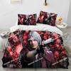 Gioco D-Devil May Cry DMC Gamer Set Biancheria da Letto Copripiumino Set Letto Coperta Federa Piumone king Queen Size Ragazzi Adulto