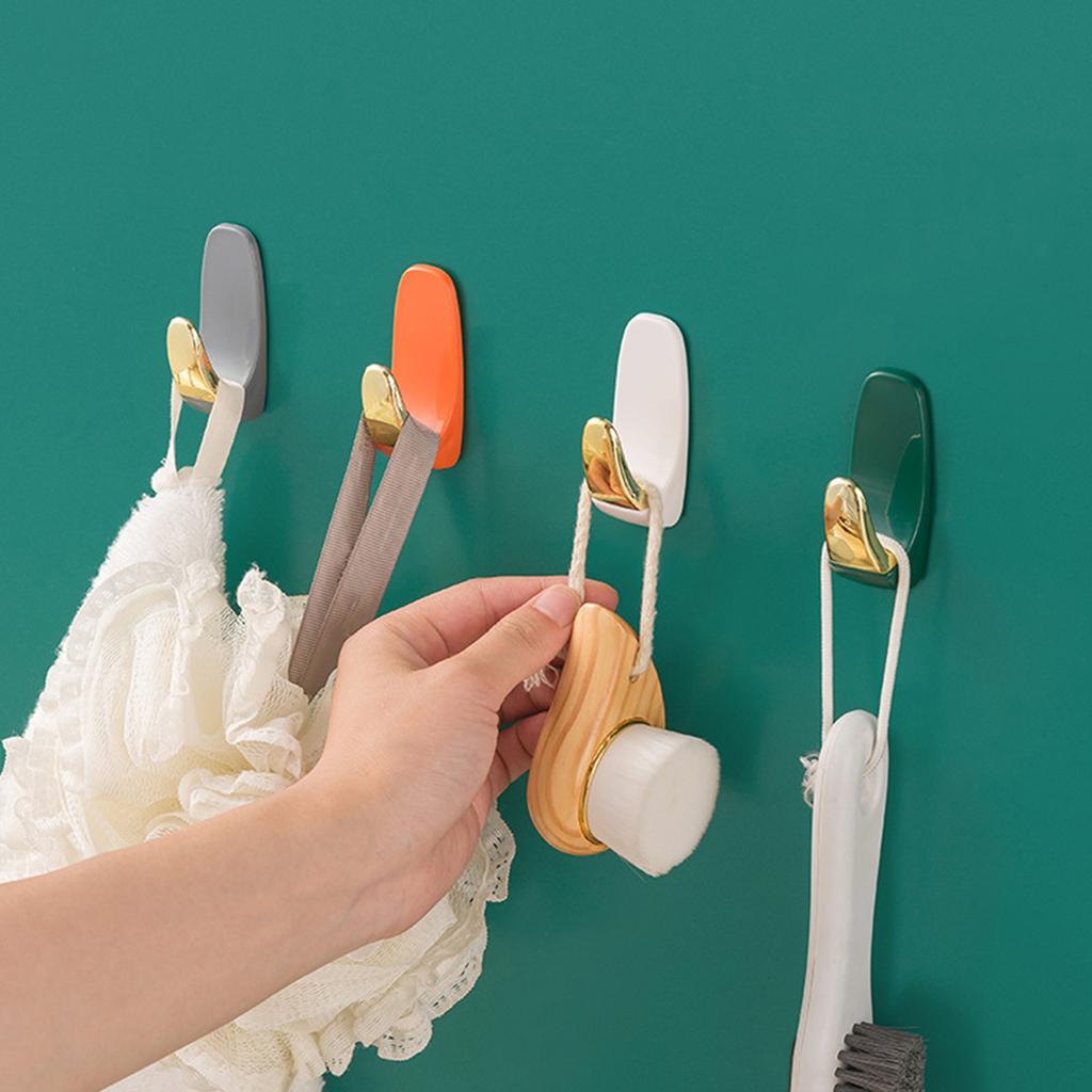 8 Stück Wandhaken Selbstklebend Einfache Installation Platzsparend Multifunktion Wandmontierter Handtuchhaken für Mäntel Handtücher