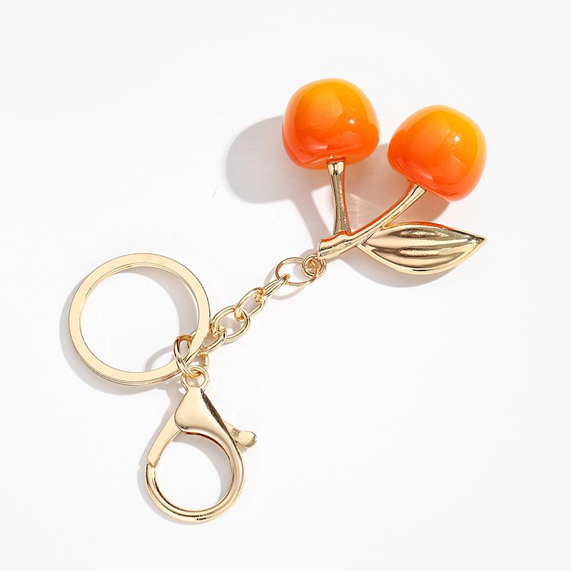 Cherry Fruit Keychain Pendant  Cherry Charm Pendant For Bag Women'S Handbag Shoulder Bags Keychain Attachment Parts