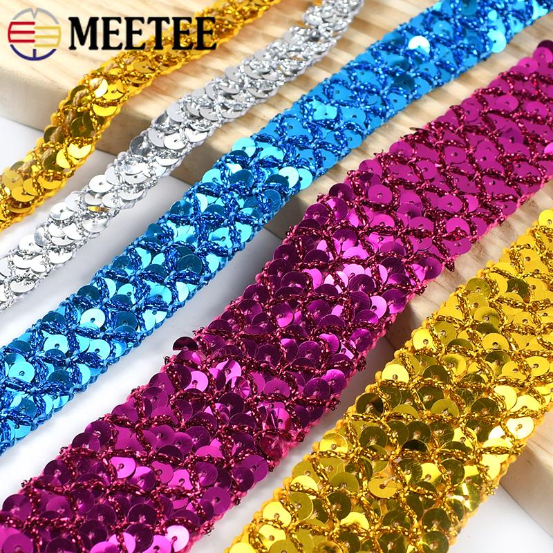 5/10M 20mm Spīdīgu mežģīņu apmale Pīta lente Dekorācija Lentes Cosplay skatuves kostīmi DIY cepure Bagāža Šūšanas piederumi
