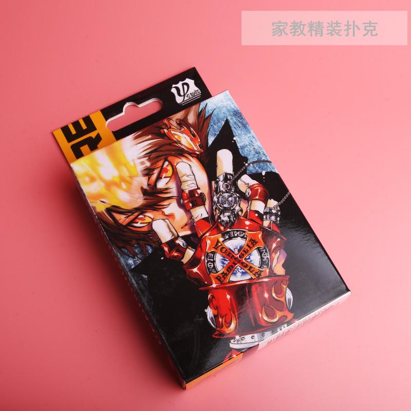 Anime Hitman Reborn Sawada Tsunayoshi Poker Cards Cartoon Accessories