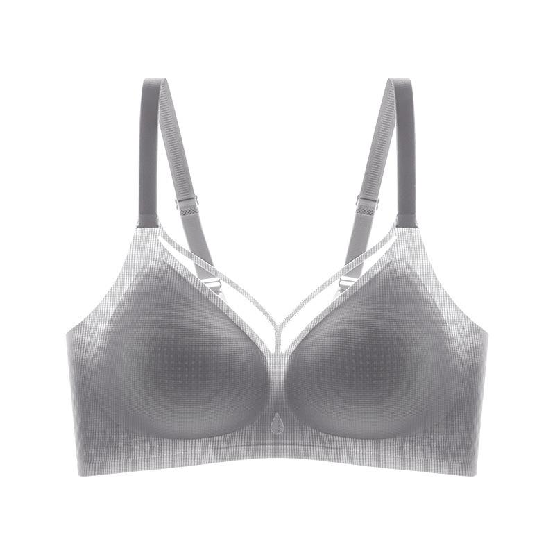 Women's Wire-Free Breathable Seamless Lingerie: Ultra-Thin Cool-Feel Bra for Small Chests, Summer Style