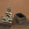 Elephant Buddha Statue Thailand Buda Resin Huddhism Figurines Fengshui Hindu Sitting Buddha Figurine Living Room Home Decor Gift