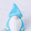 30Pcs Mini Christmas Hat Gnome Figurine Tiny Faceless Dwarf Resin Statue Miniature Colorful Hat Elf Ornament Fairy Garden Decoration