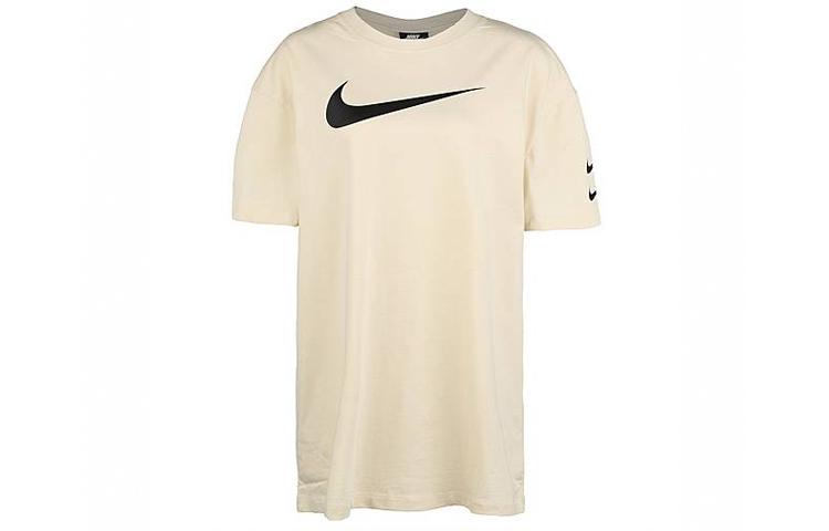 Nike Short Sleeved Dress Women s Ecru CJ3829-238 S