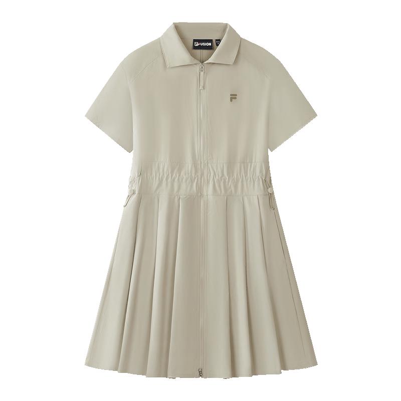 FILA FUSION Women s Loose Fit Cool Touch Shirt Dress S легкие хаки