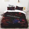 Sonic Cartoon Duvet Cover Hedgehog Quilt Cover Three-piece Set Bedding Set Sonic Gifts for Children Teens
