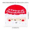 Personality Reindeer Christmas Hat Snowman Bow Pullover Cap New Year Dress Up Cartoon Santa Claus Beanie Hat Male