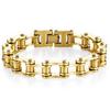 Stainless Steel Chain Bracelet Men Women Cycling Biker Punk Style Adjustable Safety Wristband