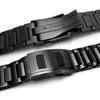 Korlexchi Replacement Metal Watch Band for G-SHOCK MTG-B1000 316L Stainless Steel Bracelet Black