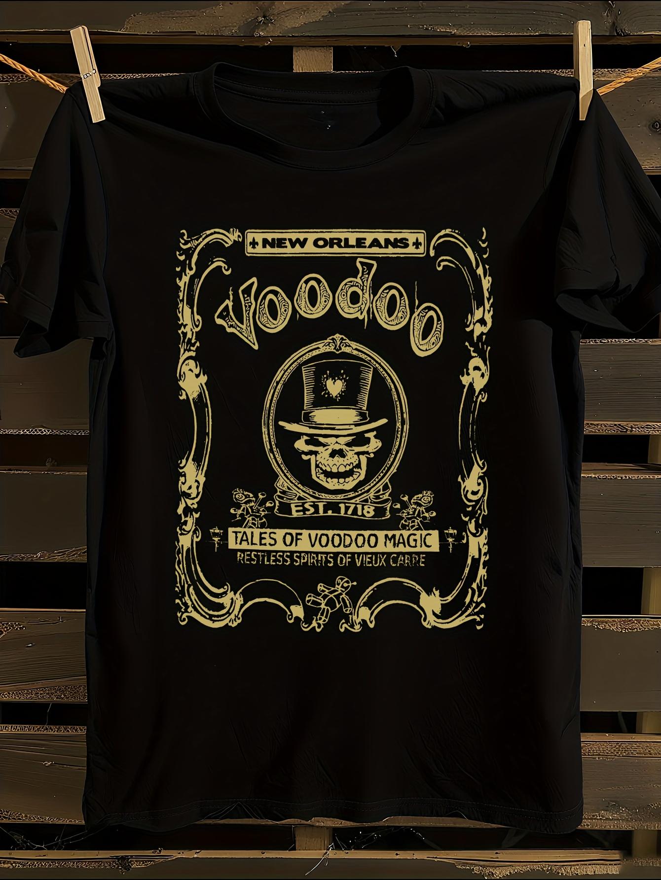 s New Orleans Voodoo and Voodoo Magic Card T-shirt XL