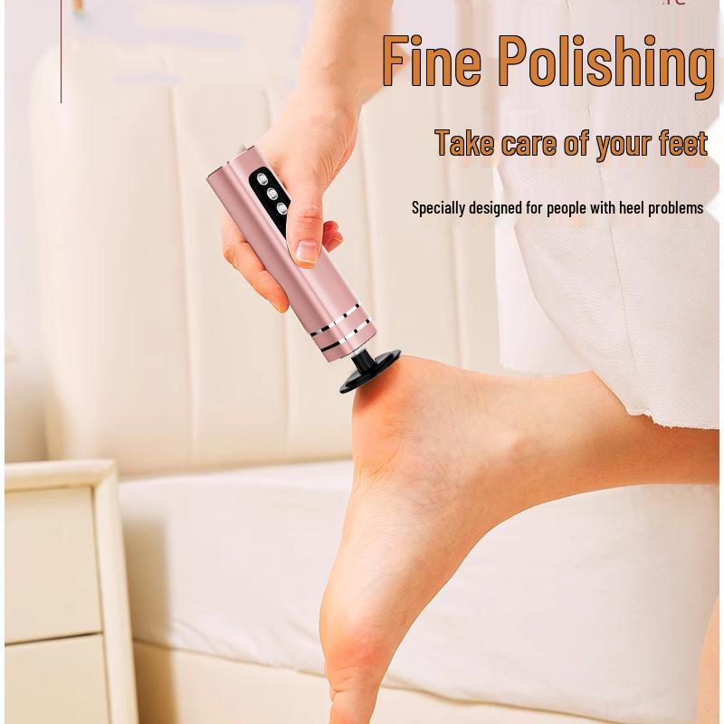 Rechargeable Metal Electric Foot Callus Remover - Durable Grinder for Dead Skin