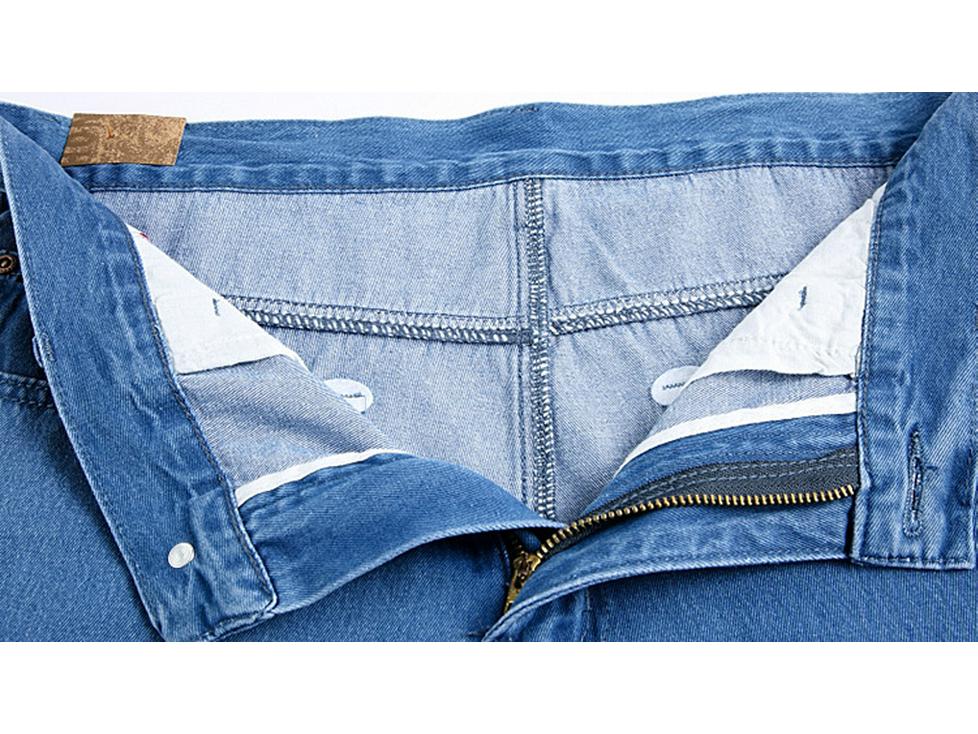 2026 Summer Men's Loose Straight-Leg Cotton Jeans - Middle-Aged Dad's Casual Wear