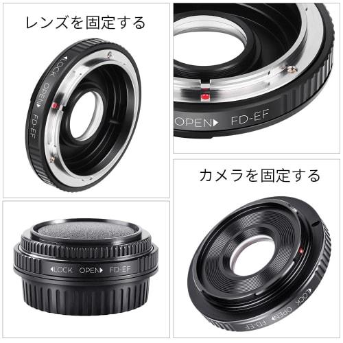 K&F Concept Mount Adapter FD-EOS Canon FD Mount Lens-EF Mount Conversion FD Lens Adapter for Canon EOS Camera "Manufacturer Direct Store