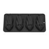 4-Cavity Baking Mould Easy Release Creative Cake Baking Mould Heat- for Chocolate Apartment Freezer Party Birthday