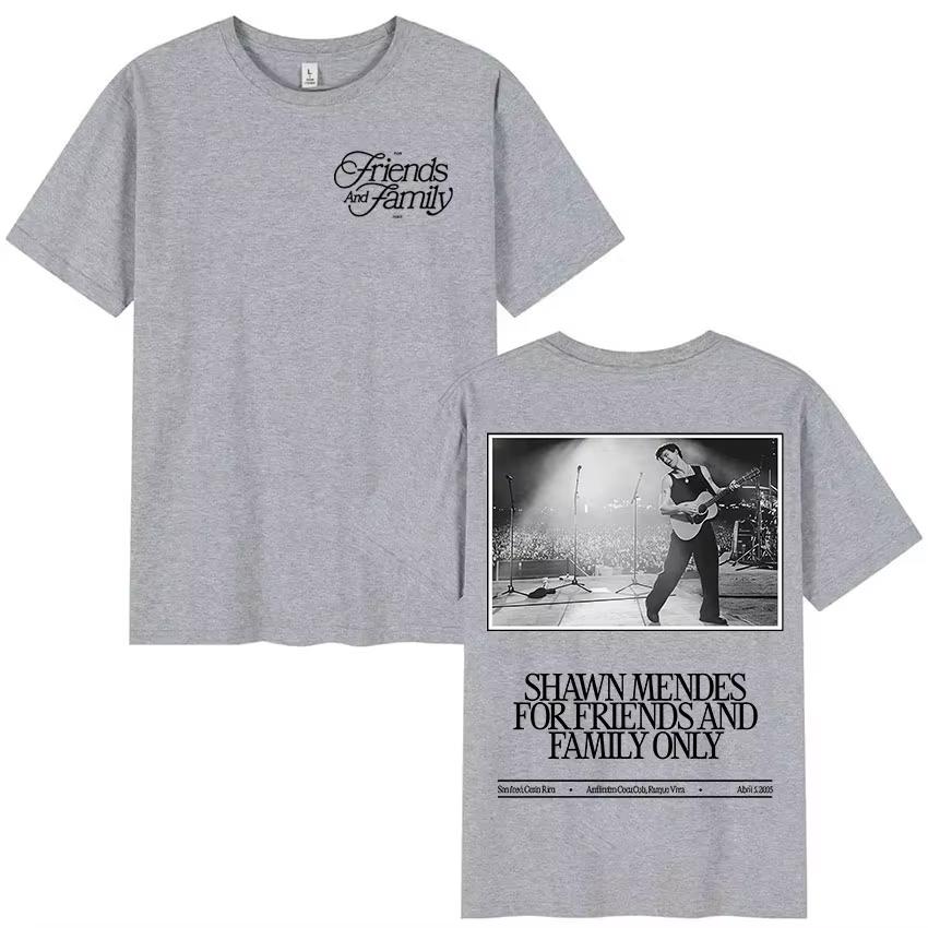 

Rapper Shawn Unisexdes Tour 2026Album Graphic TShirt Unisexs Women Clothing Casual TShirts Fashion High Quality Cotton T Shirt S