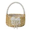 Hand-woven Wicker Picnic and Flower Basket