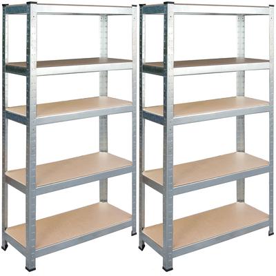 Metal Storage Rack Set of 2 Pcs 180 X 90 X 40 Cm Humberg HR-812