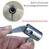 Portable Inflatable Pump For Car Tire Air Chuck Compressor Tire Inflator Tire Chuck With Barb Connector For Hose Repair